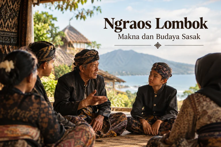 Ilustrasi tradisi lisan dan kearifan lokal masyarakat Sasak Lombok melalui percakapan antargenerasi.